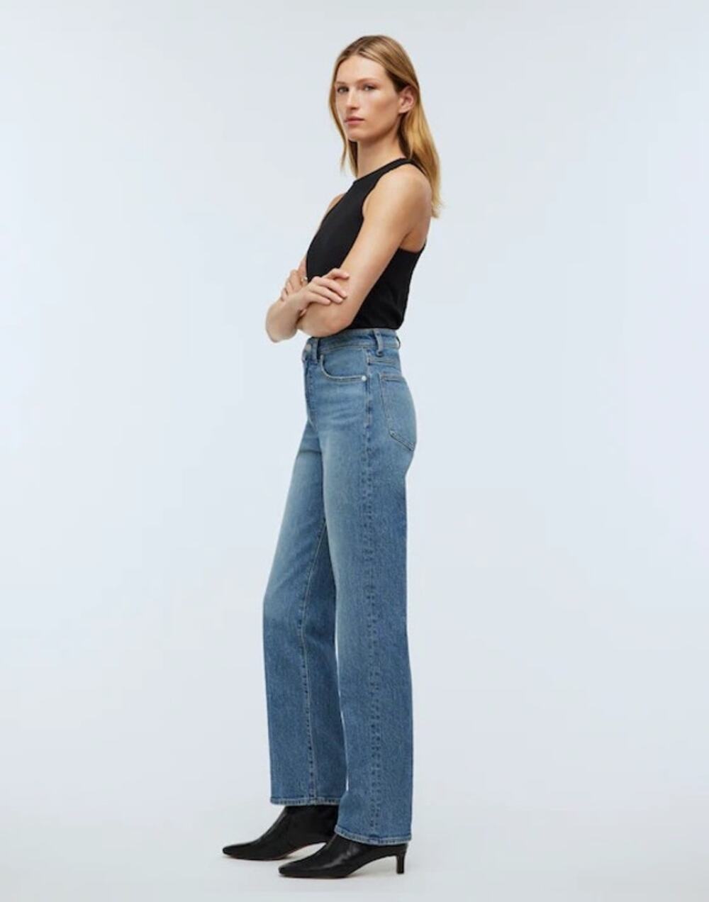 Madewell The '90s Straight Jean in Rondell Wash